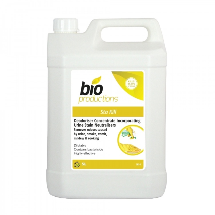 Bio Productions STA KILL - CONCENTRATE - Viracide/Biocidal Cleaner & Deodoriser 5 Ltr